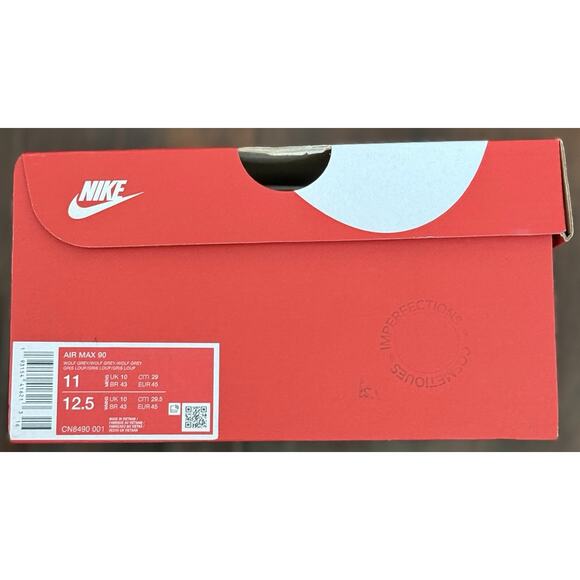 NEW Nike Air Max 90 Wolf Grey-Wolf Grey Recraft CN8490-001 Men’s Size Multi